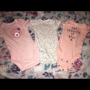 Newborn baby girl onesies